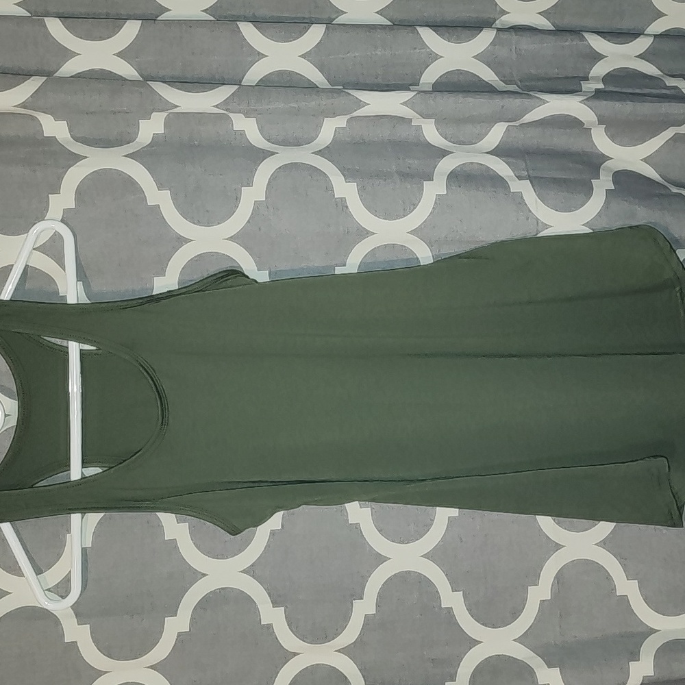 Green summer dress